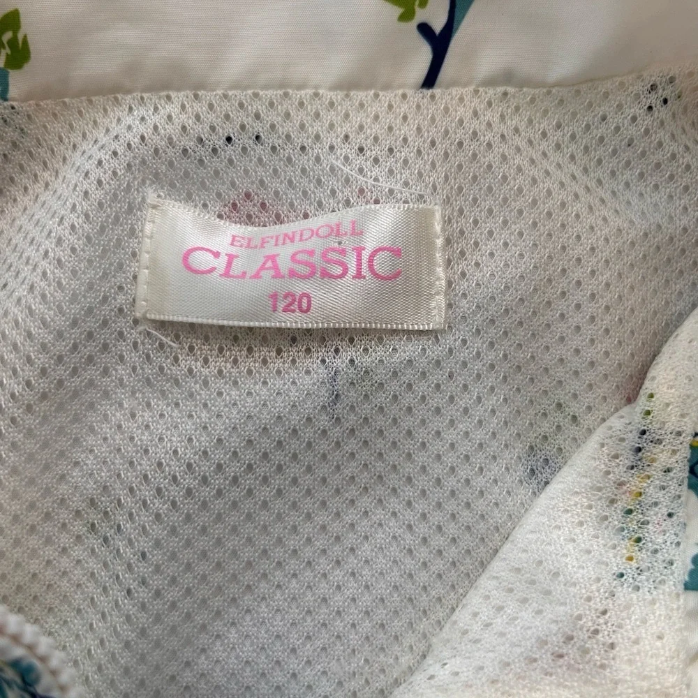 Elfindoll Girls Classic Floral Jacket. Size M